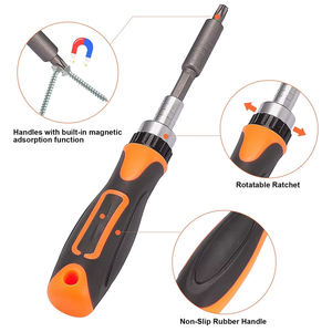 Ensemble d'outils combinés professionnels 40 en 1 avec clé à cliquet, embouts de tournevis pour la réparation de voitures, de motos et de la maison - Product Image 3