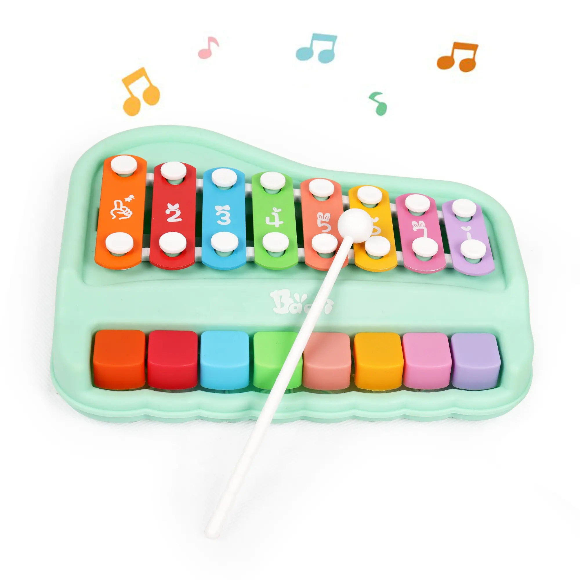 BAOLI 8 Scales Xylophone Toy Musical Instrument