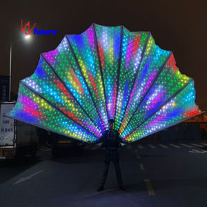 Grand ventilateur de paon à LED 3.2 mètres, queue de Costume, ailes de fées, tenues de divertissement - Product Image 5