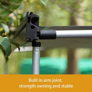 Porte-bagages rétractable pour <span class=keywords><strong>camping</strong></span> en plein air 8x8 pieds SUV/camions/4WD/ 4 coureurs, auvent de toit, auvent latéral de voiture - Product Image 6