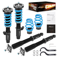 Maxpeedingrods Kit Amortisseurs Combinés Filetés à Amortissement Réglable 24 Voies pour BMW Série 3 E46 316i 318i 325i 328i 330i 323i 325i 318d 320d