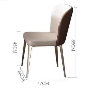 Muebles para el Hogar, Mesa de Centro Versailles de Cuero, Estilo Capitán, Contemporáneo, Moderno, Ligero, de Lujo, de Metal, para Sala de Estar - Product Image 6