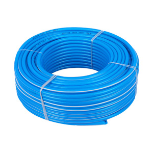 สายยางรดน้ำสีฟ้าขาวแบบยืดหยุ่น ขนาด 12 มม. x 16 มม. ทำจาก PVC สำหรับรดน้ำต้นไม้ ล้างรถ และใช้ในครัวเรือน - Product Image 4