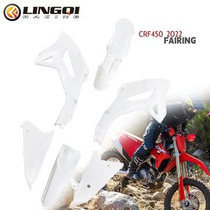 LINGQI CRF450 Kit complet de carénage en plastique pour carrosserie avant arrière Garde-boue Panneau latéral pour moto <span class=keywords><strong>Crf</strong></span> <span class=keywords><strong>450</strong></span> 2022 - Product Image 3