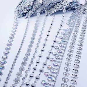 Bande décorative personnalisable en strass acryliques DIY, clous en plastique, argent et or, pour chaussures, sacs, textiles de maison et accessoires - Product Image 3