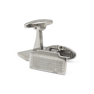 Mancuernillas con Nombre Grabado Personalizado Estilo Antiguo, Mancuernillas Negras de Buena Calidad <span class=keywords><strong>para</strong></span> Camisa de Hombre, Juego de Lujo en Caja - Product Image 3