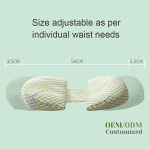 Oreiller de grossesse confortable personnalisé OEM, oreiller de maternité pour le corps avec housse amovible et réglable pour femmes enceintes - Product Image 2