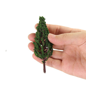 S8532 Model Railway Train Layout di 8 centimetri HO <span class=keywords><strong>OO</strong></span> Scala 1:87 Modello di Albero di Pino Verde Artificiale - Product Image 3