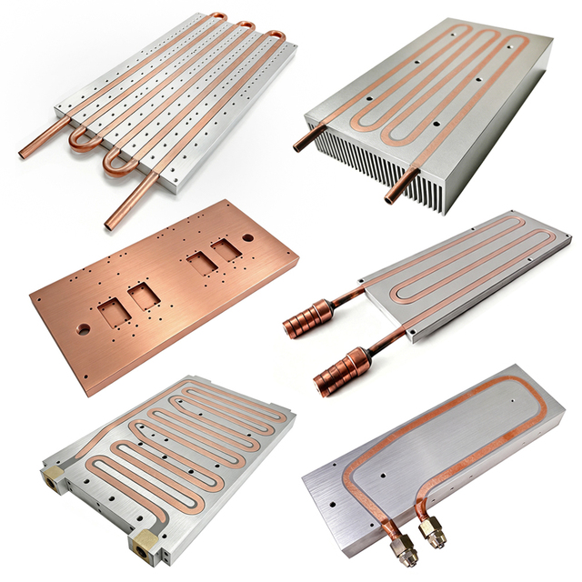 Factory Price Custom Aluminum & Copper Liquid Cooling Plate Aluminum Cold Plate Water Cooling Plate for Thermal Management