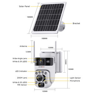 LS VISION Ubox <span class=keywords><strong>App</strong></span> 4G Seguridad PTZ CCTV Cámara Venta caliente Visión nocturna <span class=keywords><strong>Audio</strong></span> bidireccional Sirena incorporada Micrófono Tarjeta <span class=keywords><strong>de</strong></span> memoria CMOS - Product Image 2