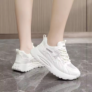 Zapatos de Mujer Cómodos y a la Moda, Hechos en China 2026, Color Sólido, Transpirables, con Cordones, Antideslizantes, Deportivos, para Primavera, Verano y Otoño - Product Image 2