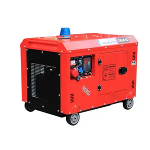 TAVAS 10kw 12kva Diesel generator leise erzeugende Elektrizität 3-Phasen-Rot-Dieselgenerator