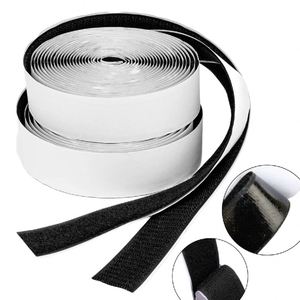 Cinta Adhesiva de Gancho y Bucle Troquelada a Medida XMQX QX-AHL de Nylon/Poliéster para Gestión de Cables en Impermeables y Cuero - Product Image 1