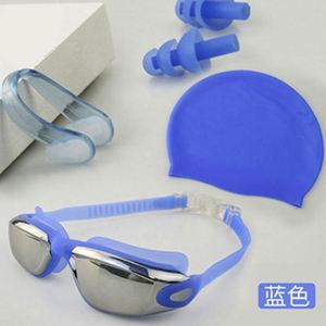 Lunettes de natation professionnelles imperméables anti-buée anti-UV pour adultes homme/femme, monture large universelle, haute transparence, sept couleurs - Product Image 3