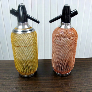 Siphon à soda classique en verre couleur cuivre certifié CE/EU en stock - Product Image 1