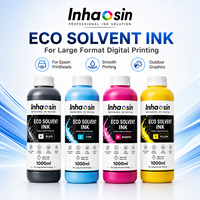 Tinta Eco Solvente 1L CMYK para Epson I3200 XP600 DX5 DX7, para Dibujo CAD, Impresión de Planos Técnicos y Gráficos
