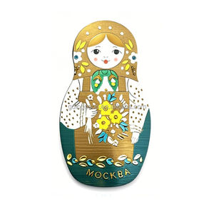 Vente en gros <span class=keywords><strong>pas</strong></span> <span class=keywords><strong>cher</strong></span> cadeau motif <span class=keywords><strong>matriochka</strong></span> poupée gigogne impression sur feuille aimants pour réfrigérateur russie poupées gigognes aimants cadeaux souvenirs - Product Image 6