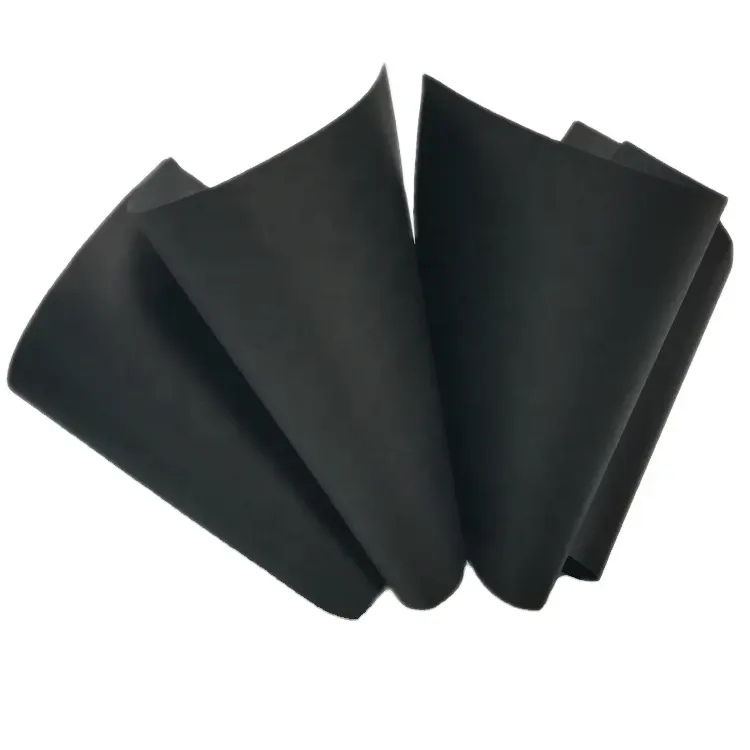 Rollo de hoja de cartón negro de alta moda/papel cartulina para cajas de zapatos y Cajas de Regalo.