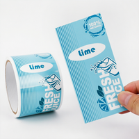 Etiqueta Adhesiva Personalizada Impermeable de Vinilo Bopp con Diseño de Logotipo Impreso, Rectangular, Grande, para Productos Cosméticos y Champú