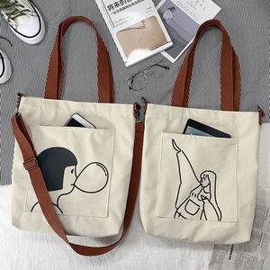 Wholesale Custom Personalized Canvas Bag Promotional Reusable Cloth Shopping Tote Bags Shopping Bag