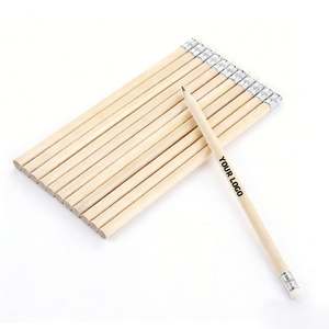 Crayon en bois personnalisé pour la rentrée scolaire, prix de gros, 7 pouces, mines HB 2B 2H, formes hexagonale, ronde et triangulaire, avec gomme - Product Image 1