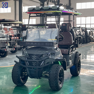 Voiturette de golf électrique tout-terrain 4 places au design luxueux, homologué<span class=keywords><strong>e</strong></span> pour la route, avec batterie 72V, voiturette de golf électrique Club Car - Product Image 1