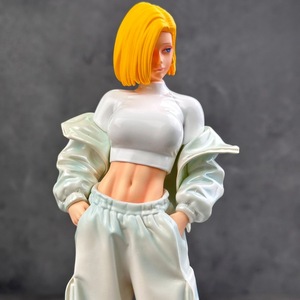 Figurine de dessin animé <span class=keywords><strong>Manga</strong></span> Android 18 de 27 cm, statue de figurine DRAGON BAII, modèle en PVC, figurine d'anime, jouets cadeaux - Product Image 2