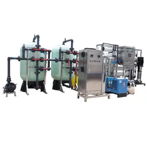 Máquina desalinizadora de agua salobre de 10000L planta de tratamiento de agua de pozo/sal industrial