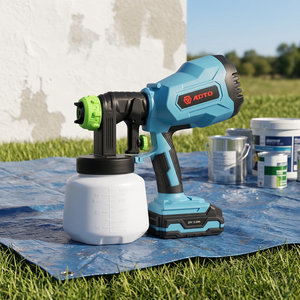 <span class=keywords><strong>Pistola</strong></span> de Pintura Inalámbrica de 21V, 1000ml de Alta Capacidad, <span class=keywords><strong>Pistola</strong></span> Eléctrica <span class=keywords><strong>para</strong></span> <span class=keywords><strong>Pintar</strong></span> Cercas, Muebles, <span class=keywords><strong>Paredes</strong></span> <span class=keywords><strong>y</strong></span> Exteriores - Product Image 6