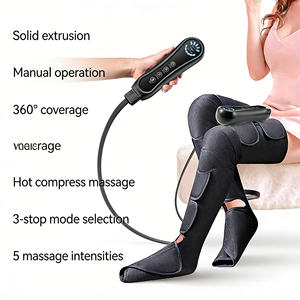 Masseur de jambes pour la <span class=keywords><strong>circulation</strong></span> et le soulagement de la douleur, masseur de pieds et de mollets à compression d'air pour la relaxation - Product Image 5