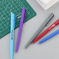 Logo personnalisable Crayon à bille en plastique promotionnel bon marché Stylos à torsion simples pour hôtels Stylo de sport Type de corps