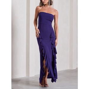 Purple Satin Dresses China Trade,Buy China Direct From Purple Satin Dresses  Factories at Alibaba.com