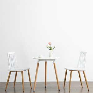 Wholesale Factory Price Cheap Furniture Modern Wood <strong>Small</strong> Round Dining <strong>Tables</strong> and Chairs Set <strong>for</strong> <strong>2</strong> - Product Image 1