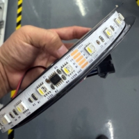 Tira de Luces LED Inteligente RGB SMD 5050 con Función Estática y de Persecución, Tira de Luces LED RGB 5050 Wifi Tuya, Tira de Luces LED RGB de 5m