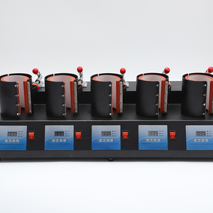 Nueva Máquina de Prensa de Calor para Tazas 5 en 1, Manual y Semiautomática, con Cortador de Impresión Digital - Product Image 4
