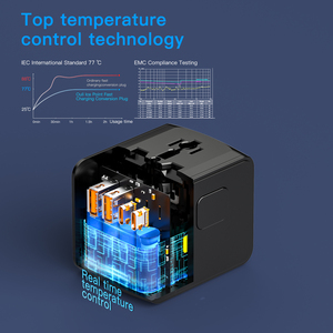 Oulitravel A11-3A1C L phổ USB trên toàn thế giới sạc điện cắm du lịch <span class=keywords><strong>Adapter</strong></span> phổ Power cắm <span class=keywords><strong>Adapter</strong></span> - Product Image 3