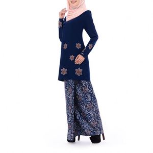 Latest Designs <strong>Turkey</strong> <strong>Clothes</strong> Print Open Abaya With Gril - Product Image 3