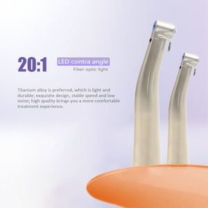 แฮนด์พีซสำหรับปลูกฝังฟัน YAYIDA อัตราทด 20:1 พร้อมไฟ LED ตัวเครื่องไทเทเนียม เชื่อมต่อมอเตอร์แบบ E-Type - Product Image 2