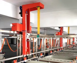 Professional design of high-precision galvanizing machine screw cylinder profile electrostatic powder coating line