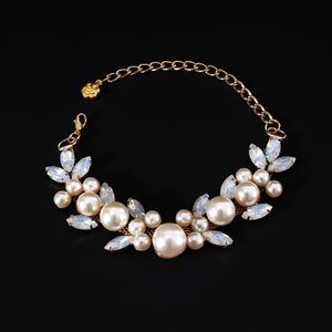 Collier de luxe pour chat princesse, collier pour chien avec décoration en os, collier pour animaux de compagnie orné de strass brillants pour chat étincelant, idéal pour mariage et anniversaire - Product Image 1