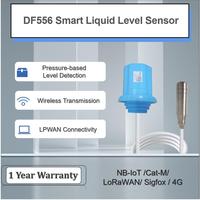Capteur de niveau de liquide hydrostatique sans fil IoT de haute qualité LoRaWAN 4G Capteur intelligent de surveillance du niveau d'eau avec GPS en option