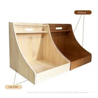 Lit pour animaux de compagnie en bois massif minimaliste, design danois élégant, canapé confortable pour petits chiens et chats