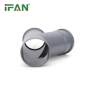 IFAN 하이 퀄리티 배관 피팅 PVC ISO 1452 PVC 삽입 피팅 50-200mm 단일 분기 45 ° UPVC 파이프 피팅 - Product Image 3