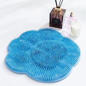 Estera grande para fregar los pies <span class=keywords><strong>de</strong></span> PVC TPR con patrón <span class=keywords><strong>de</strong></span> <span class=keywords><strong>ondas</strong></span> ventosa sólida removedor <span class=keywords><strong>de</strong></span> piel muerta para niños para baños - Product Image 4