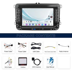 Podofo para <span class=keywords><strong>VW</strong></span> MAGOTAN PASSAT GOLF POLO Seat Skoda 7 ''<span class=keywords><strong>Android</strong></span> Car <span class=keywords><strong>Radio</strong></span> 2 + 64G Wireless Carplay/<span class=keywords><strong>Android</strong></span> Auto GPS/WiFi OEM/ODM - Product Image 6