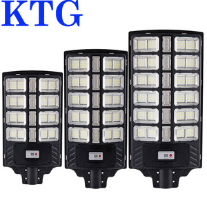 Luces solares de calle de 8000W, luces solares de gran angular para exteriores, Sensor de movimiento para exteriores, luces solares comerciales para estacionamiento, atardecer hasta el amanecer - Product Image 3