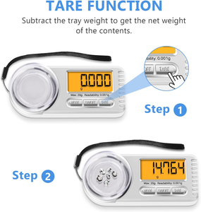 Báscula Digital de alta precisión, joyería, balanza de oro, gramo de peso, báscula electrónica de bolsillo LCD - Product Image 4