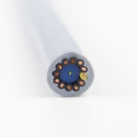 Cadena Portacables de Alta Flexibilidad con Conductor de Cobre y PVC para Equipos de Elevación y Transporte LIBIN NBR-JTV 12x1.0