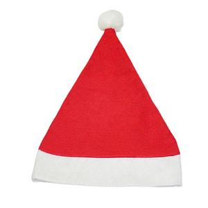 المصنعين الصين بيع بالجملة مخصصة عالية الجودة تسام أحمر شعر قبعات عيد الميلاد للبالغين الطفل سانتا عيد الميلاد قبعة - Product Image 3
