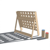 Jeux de puzzle géants Connect4 TSKJ, design unique, sain et écologique, sans besoin d'électricité, interaction parent-enfant